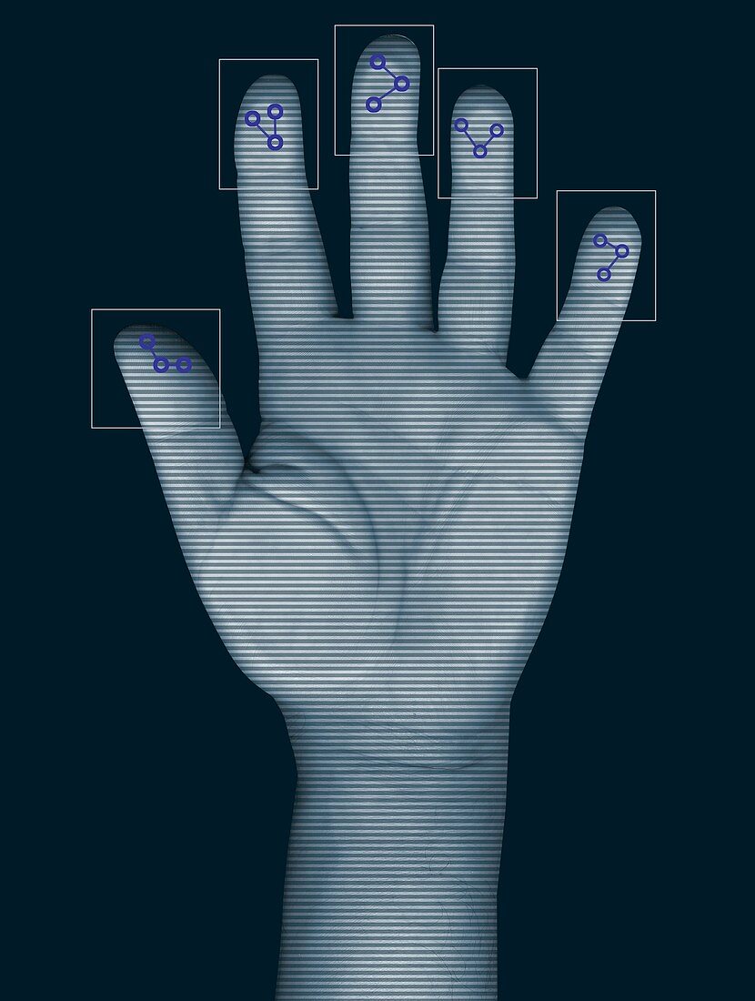 Biometric security,artwork