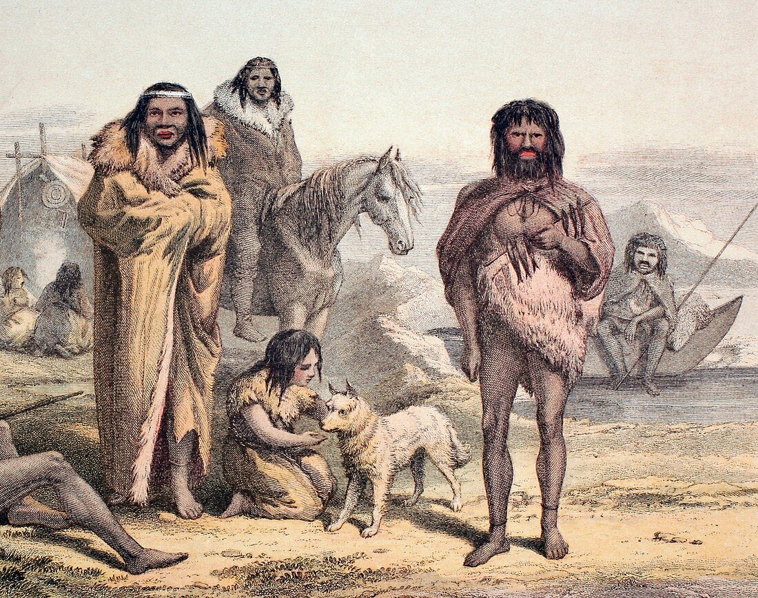 Natives of Patagonia Darwin's Voyages