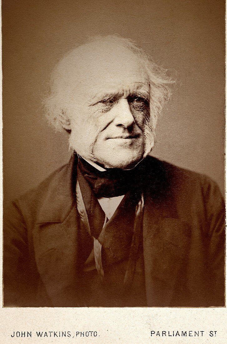 1860's Charles Lyell portrait photo cdv