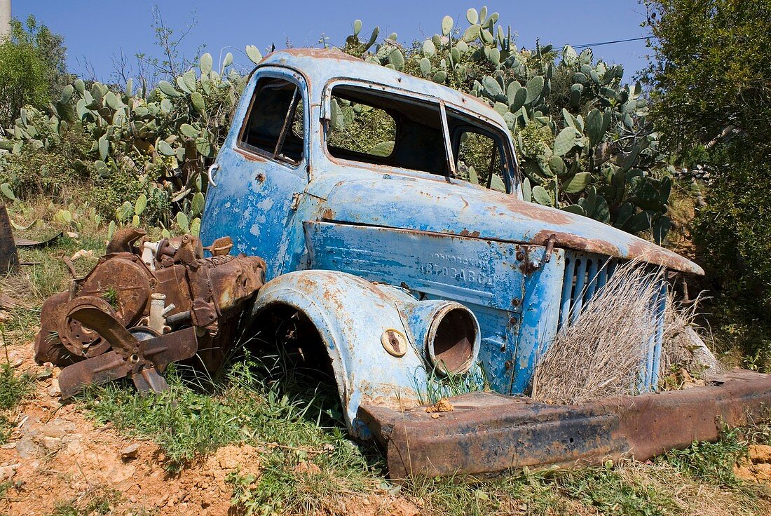 Abandoned truck outside Gazipasa Turkey