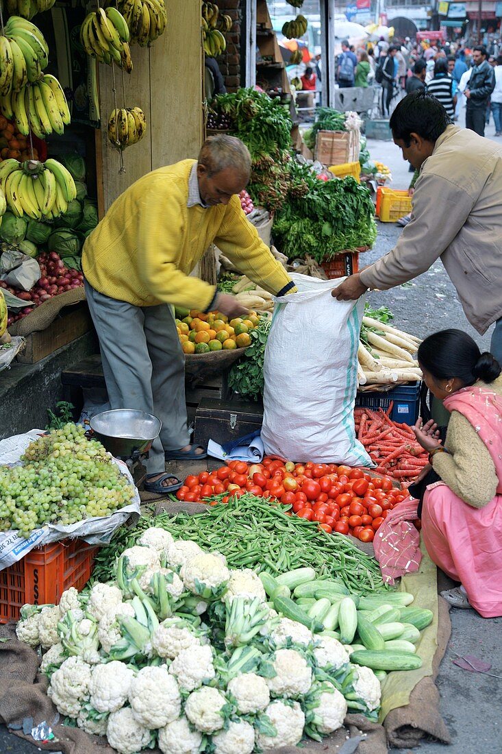Market stall,India