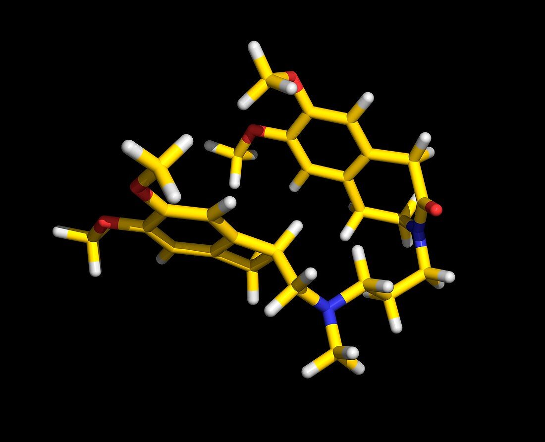 Ivabradine drug molecule