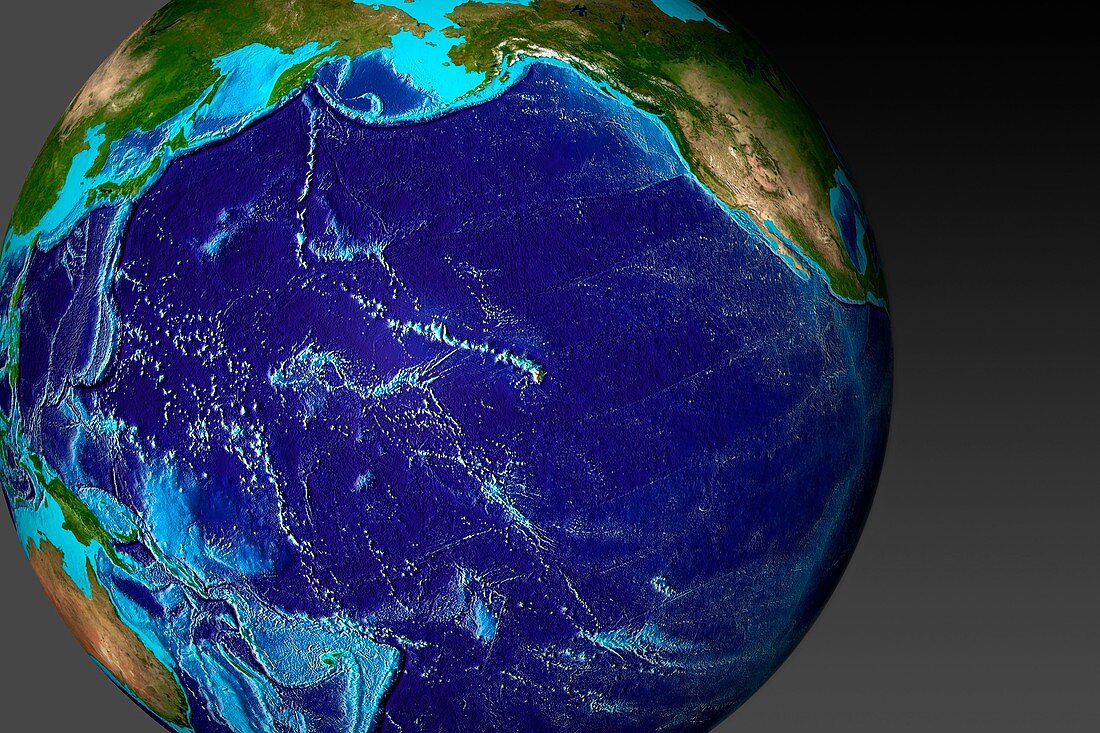 Pacific Ocean bathymetry