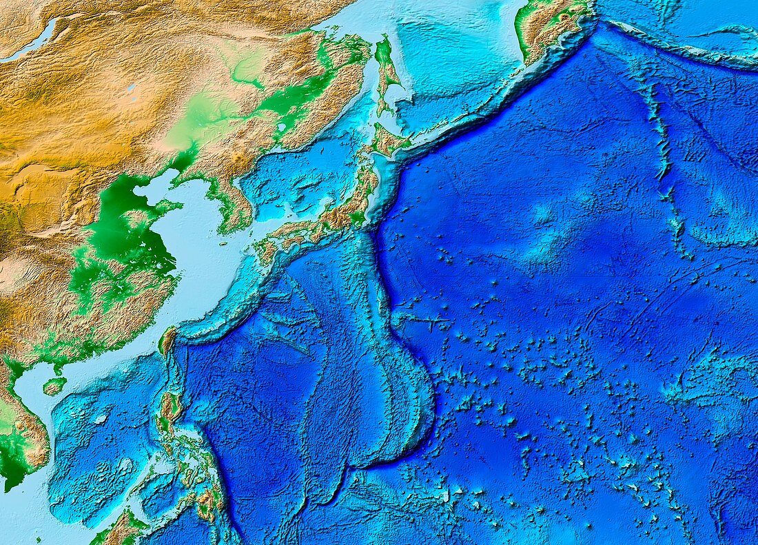 North-West Pacific topography