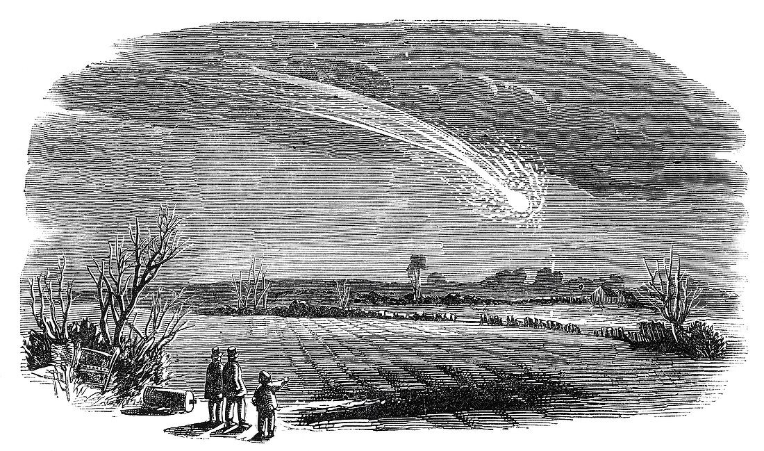 Meteor observation,London,1850