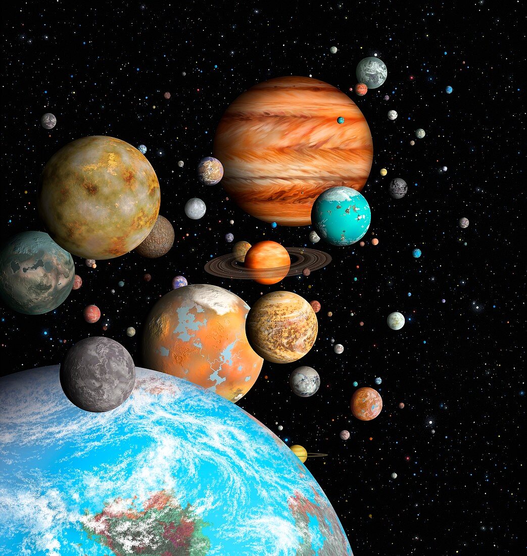 Kepler Mission's exoplanets,artwork
