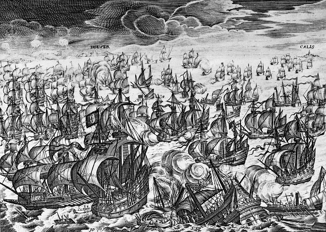 Defeat of the Spanish Armada,1588