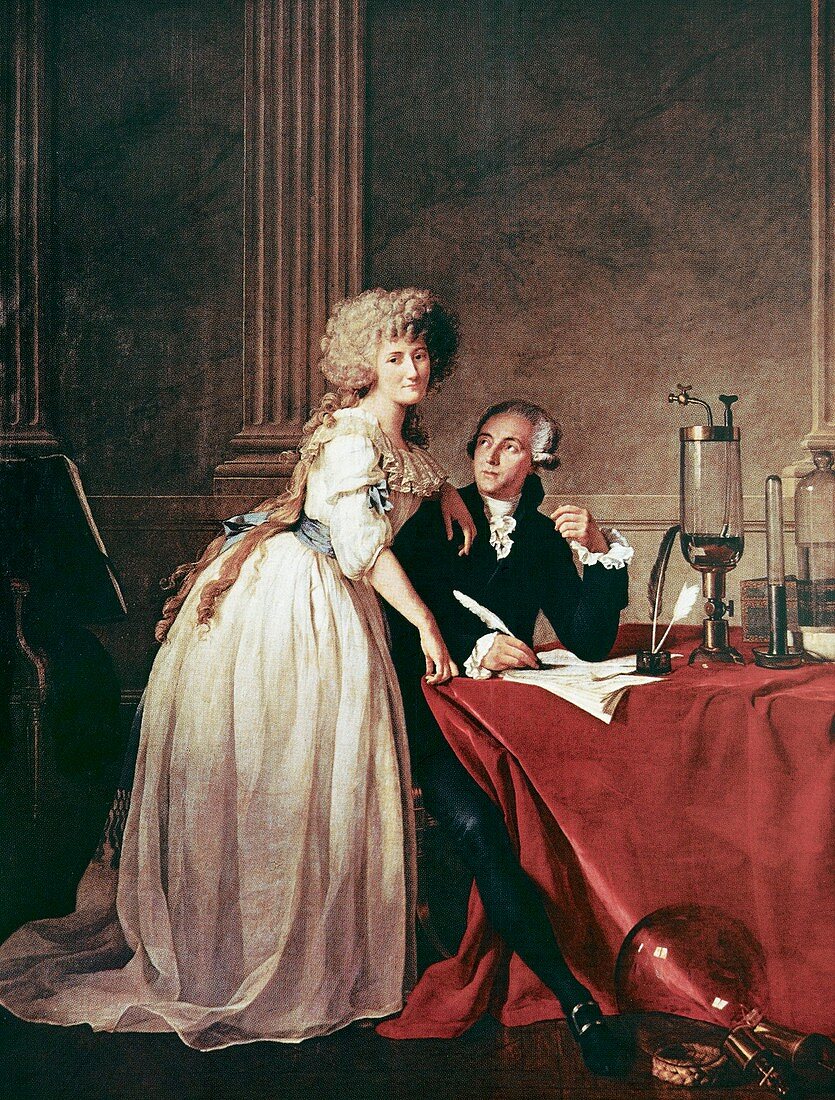Lavoisier and his wife,1788