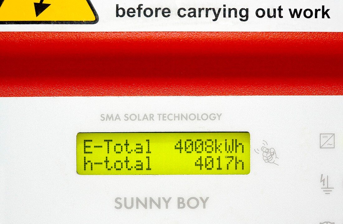 Domestic solar electricity system