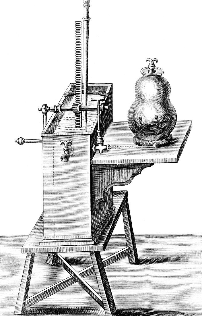 17th Century science experiment,artwork