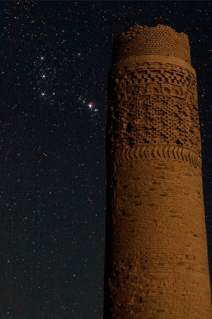 Orion Belt and Old Tower