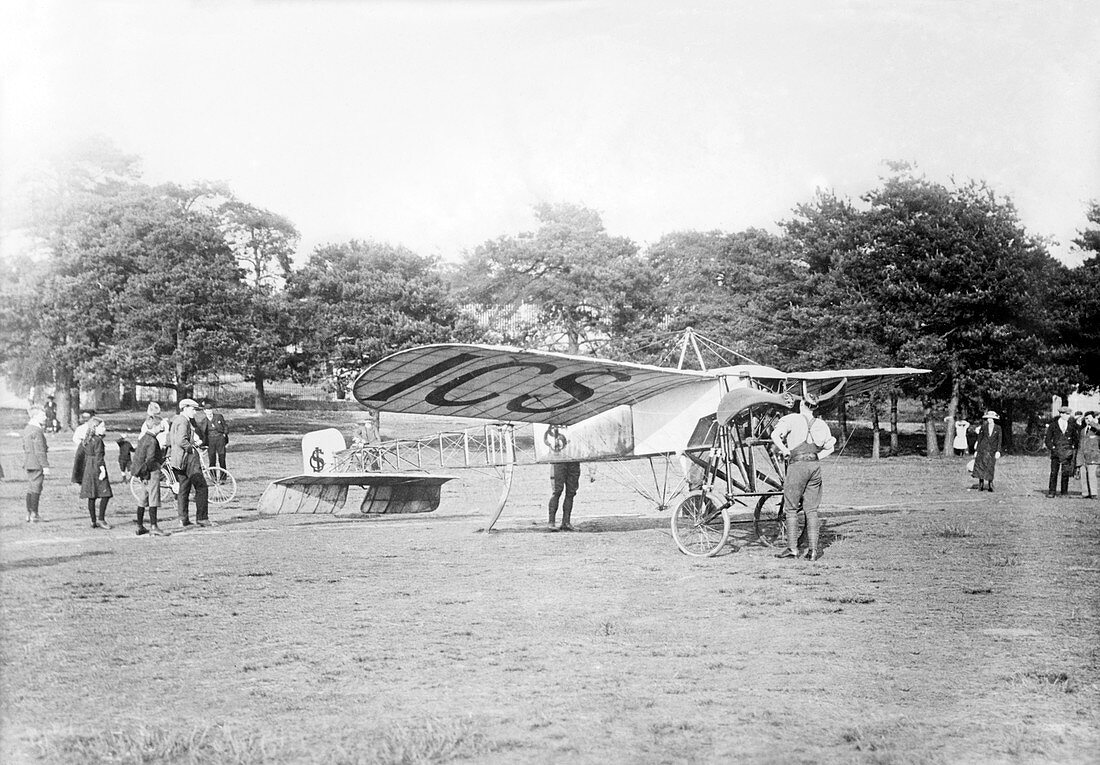 British Army monoplane,historical image