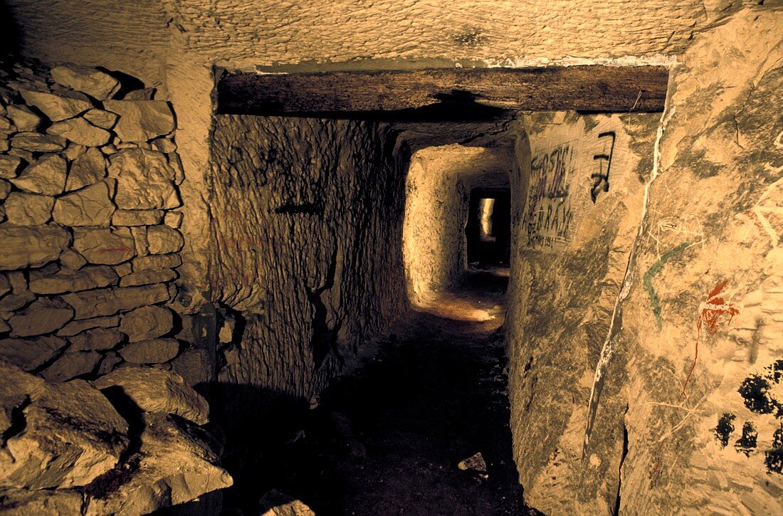 WWI tunnels,Chemin des Dames