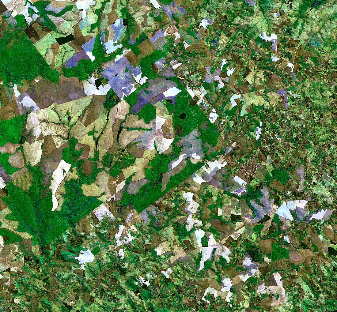Parana,Brazil,satellite image
