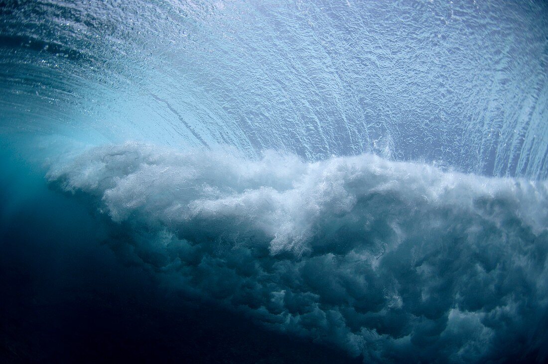 Waves crashing