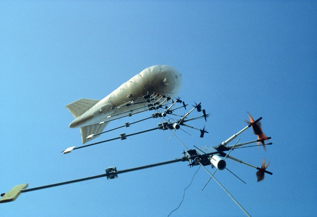 Weather balloon and instruments