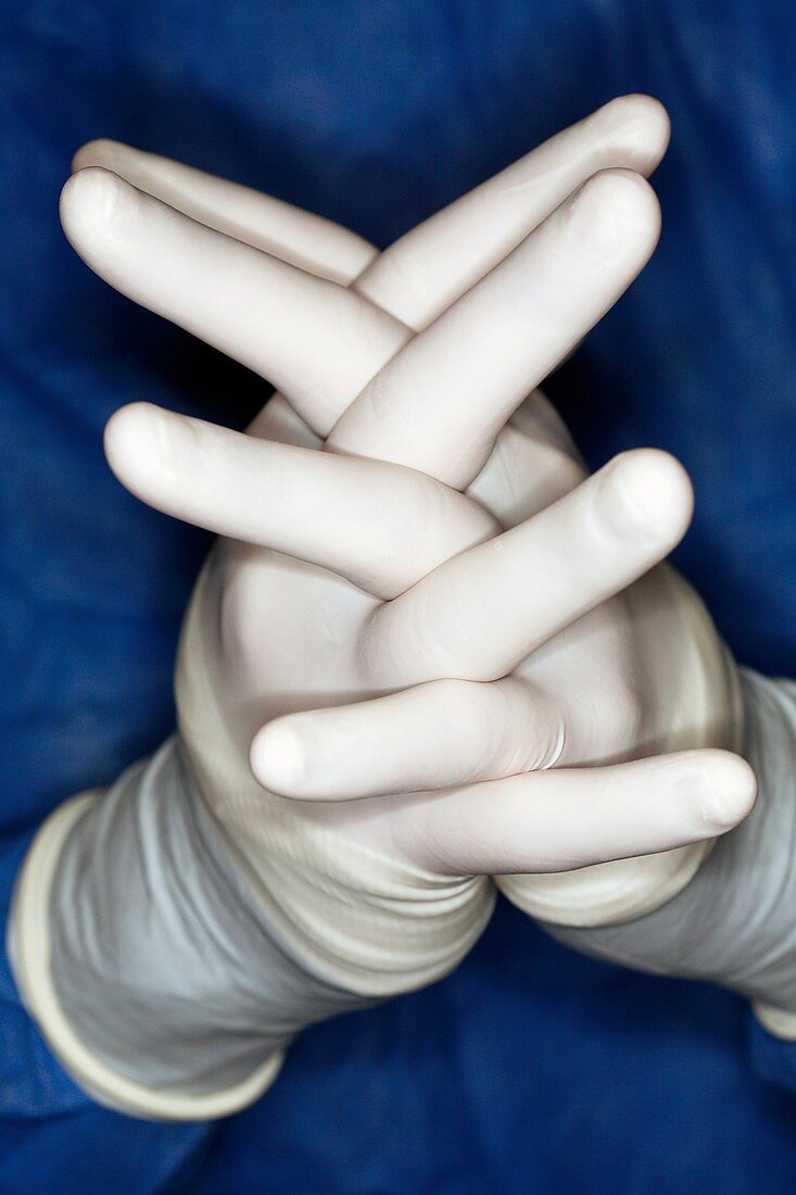 Surgeon's hands