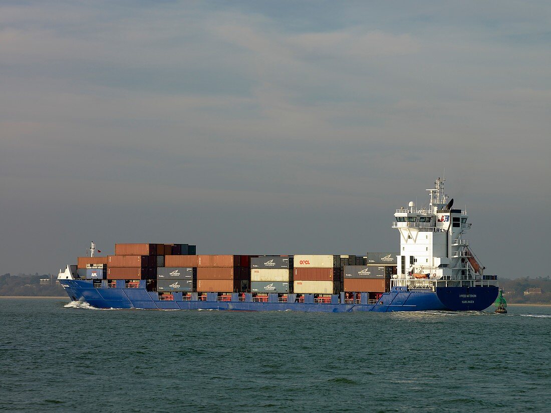 Container Vessel in Southampton Water