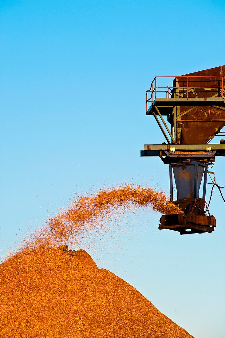 Wood chip production