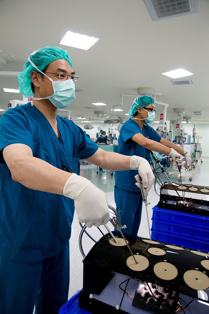 Keyhole surgery training centre,Taiwan
