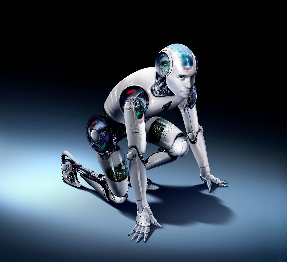 Humanoid robot,artwork