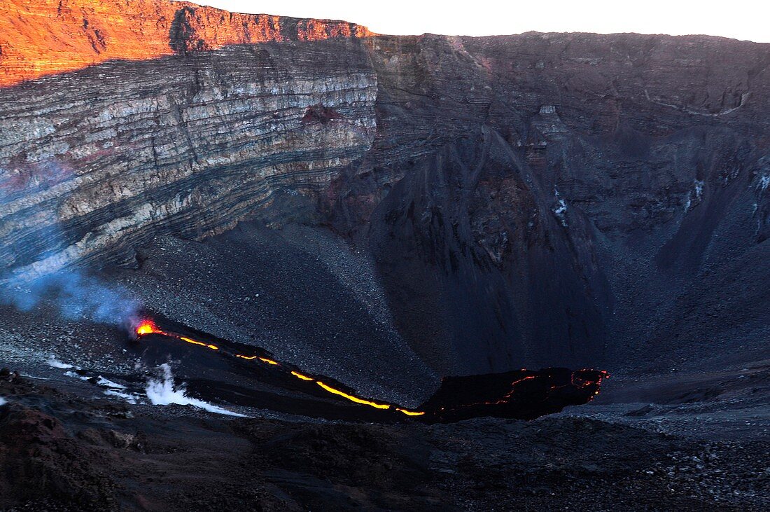 Volcanic crater,Reunion Island