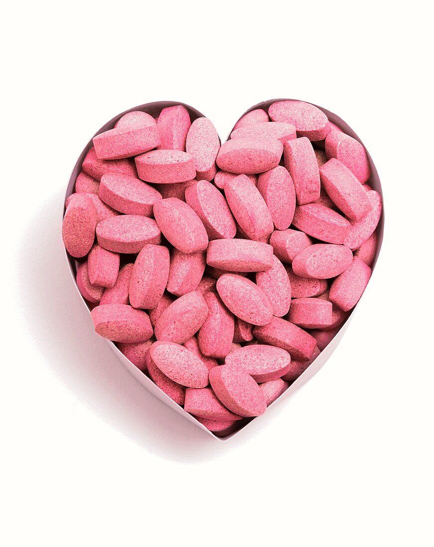 Heart drugs,conceptual image
