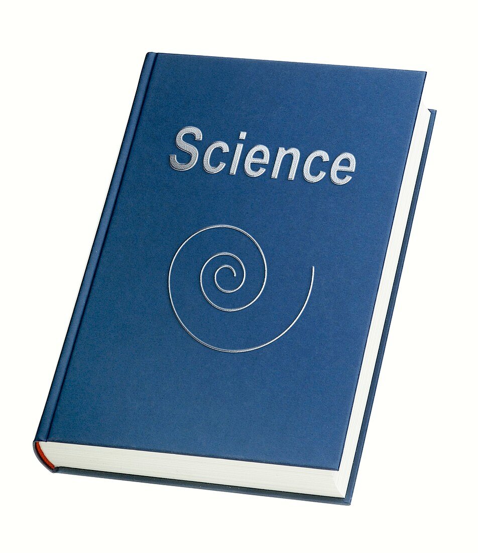 Science book conceptual image
