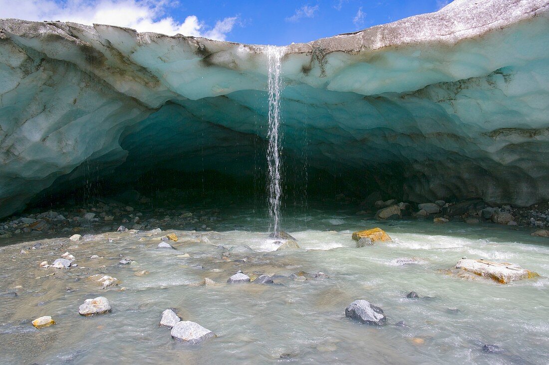 Glacial cave,Switzerland