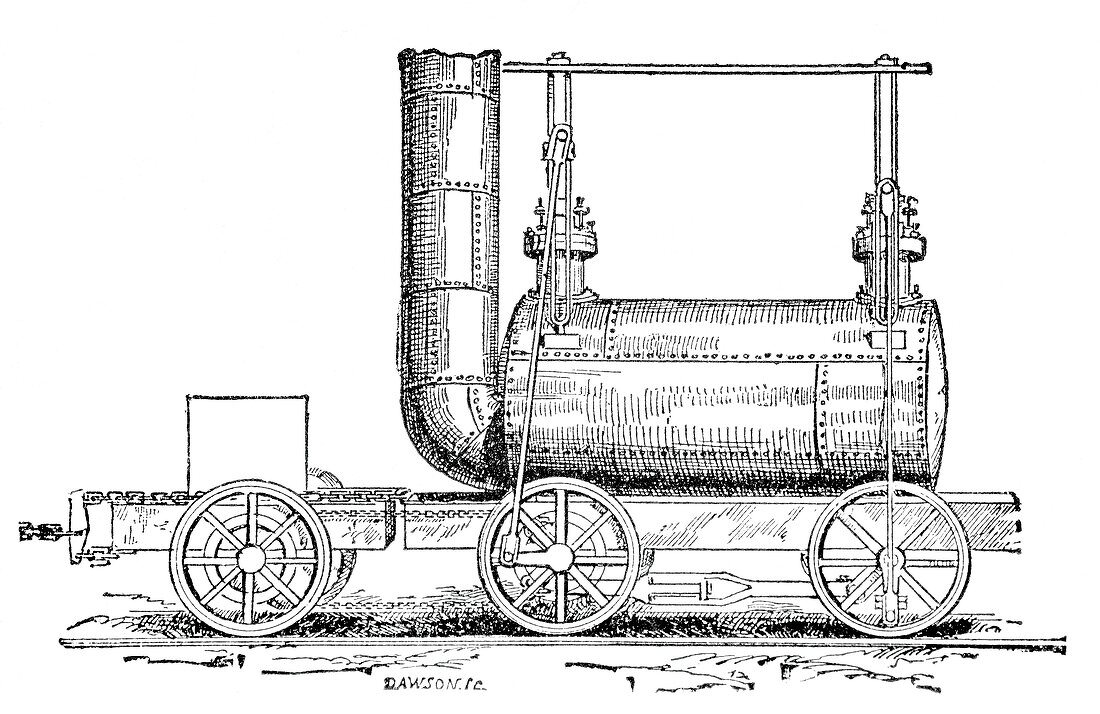 Stephenson locomotive,1815