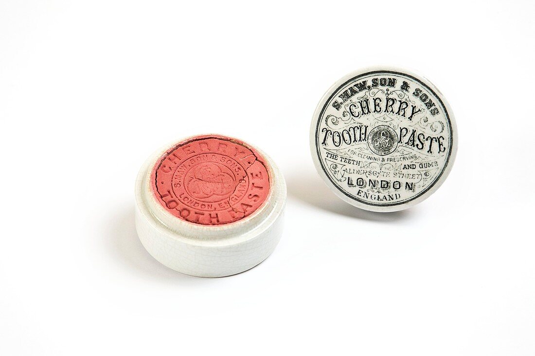 Pot of toothpaste,1890
