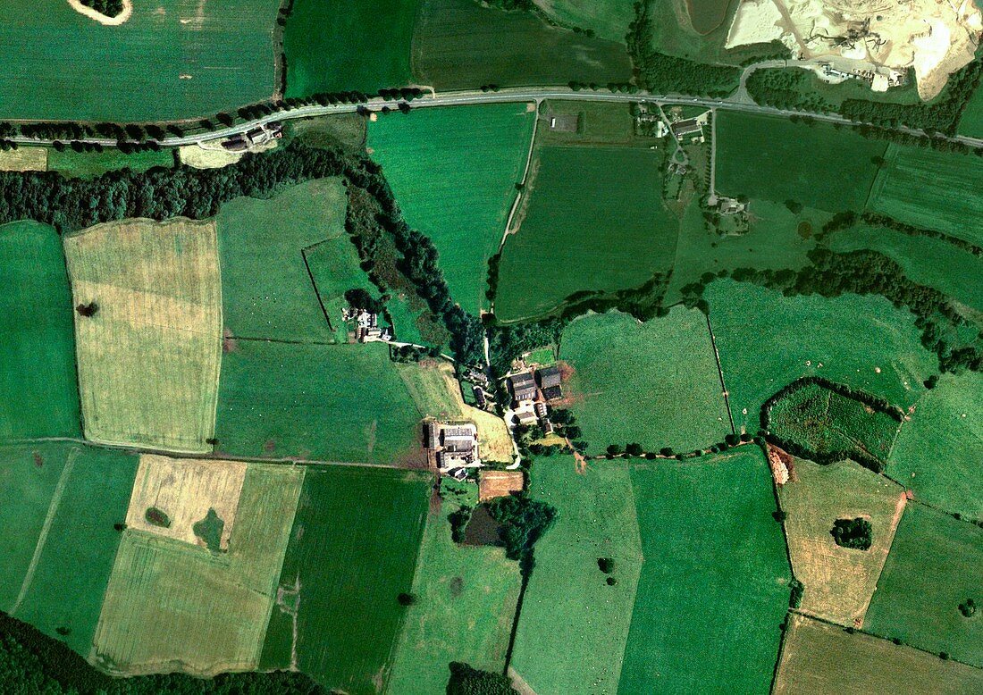Farm,aerial view
