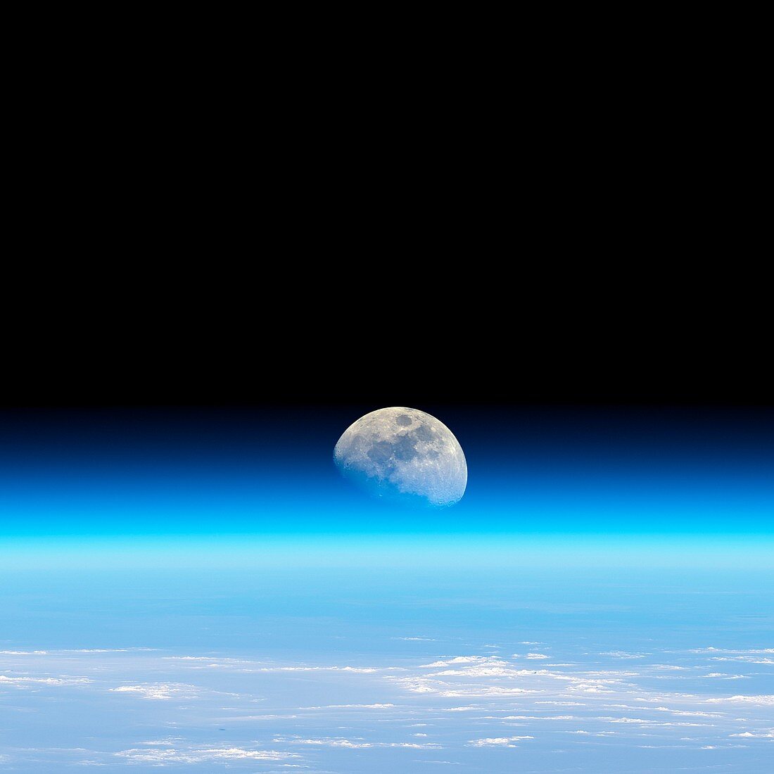 Moonrise over Earth