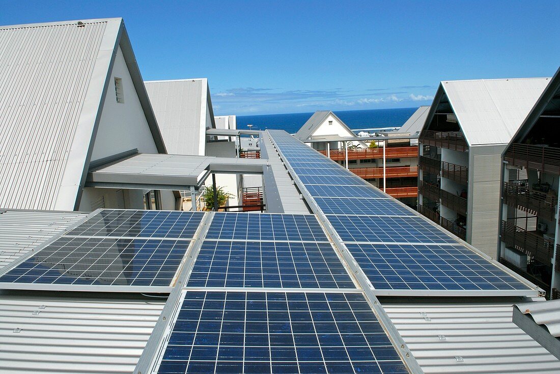 Solar panels,Reunion island