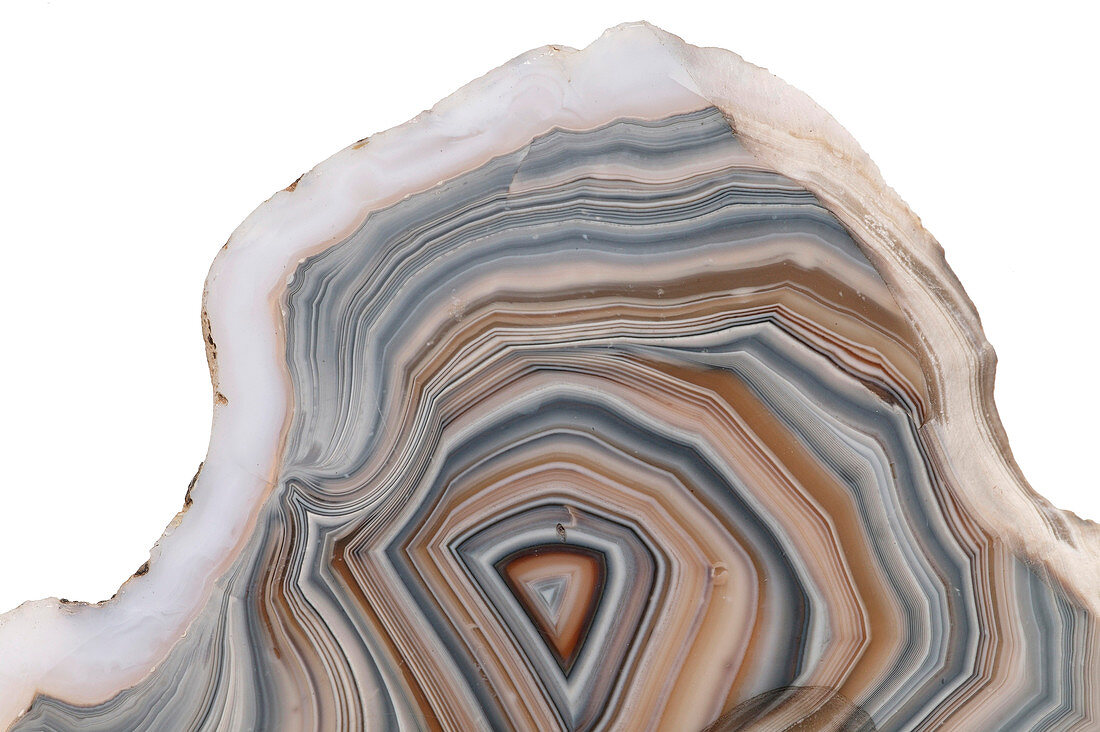 Agate stone cross section and patterns
