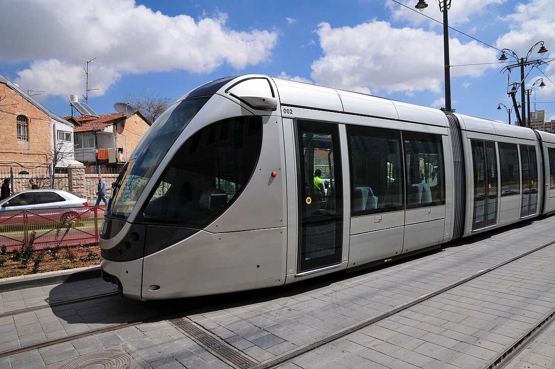 Jerusalem mass transport Light Train