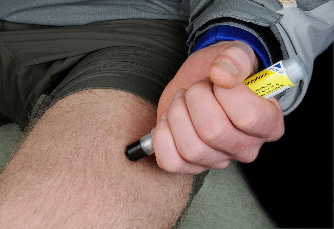 EpiPen adrenaline injection