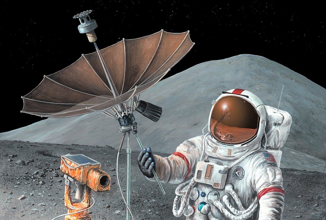 Apollo 15 exploration,artwork