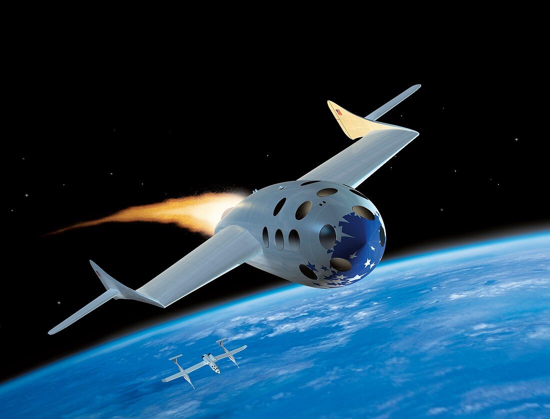 SpaceShipOne,artwork
