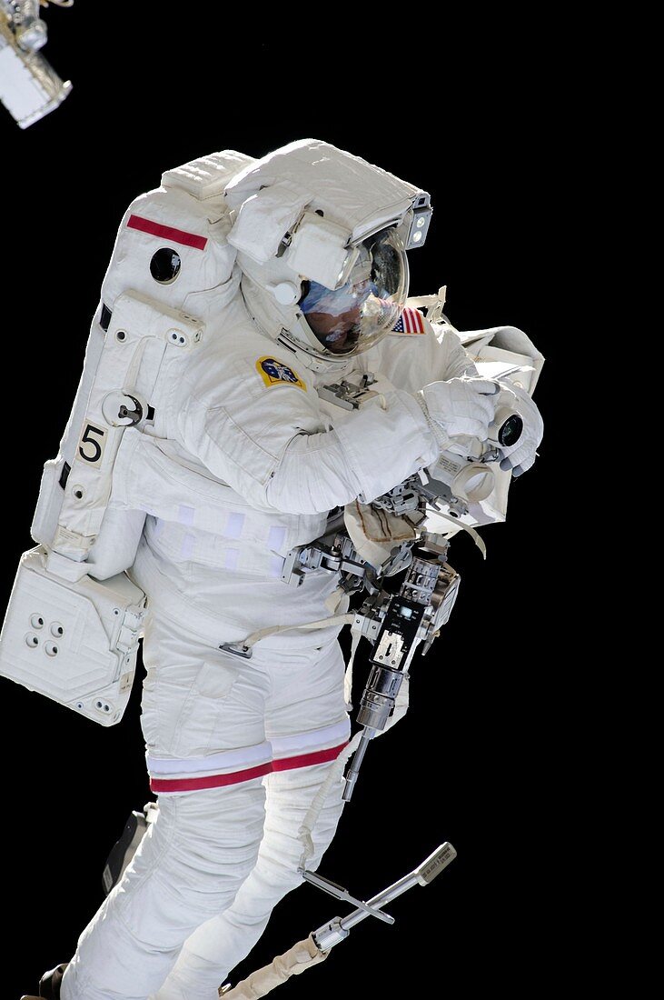 Mission STS-133 space walk