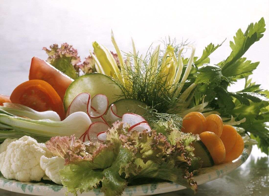 Ingredients for a Green Salad