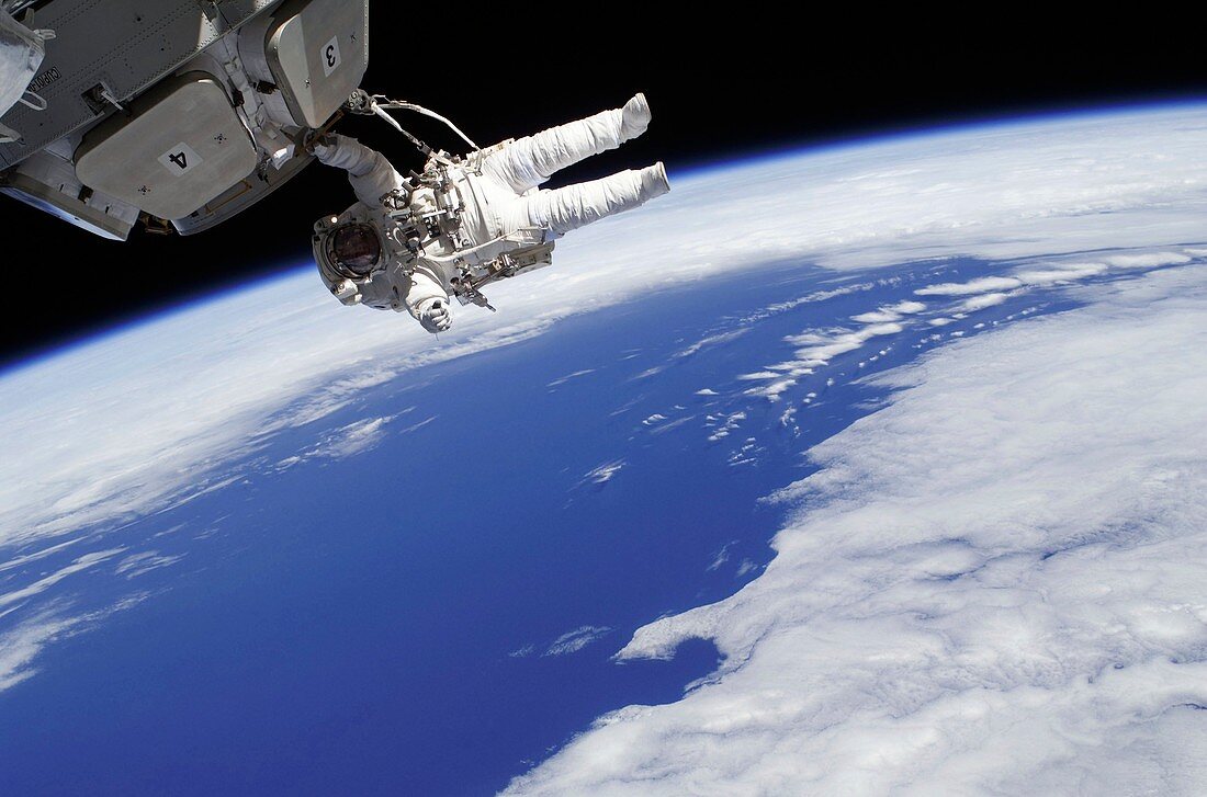 ISS space walk,2010
