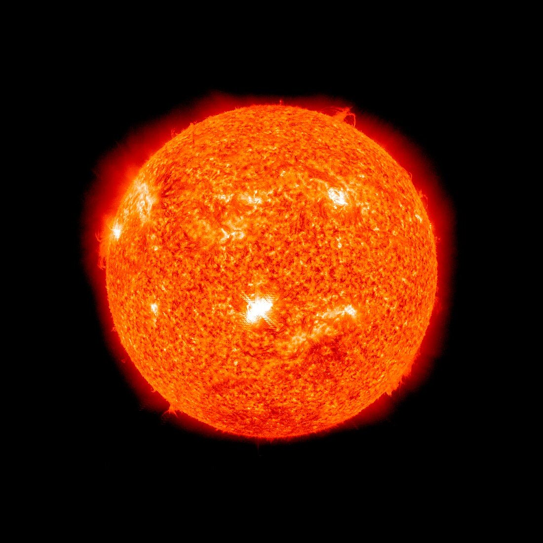 Solar flare,February 2011,SDO image