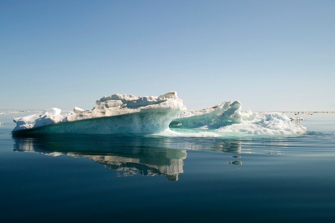 Midnight sun,Nunavut,Canada