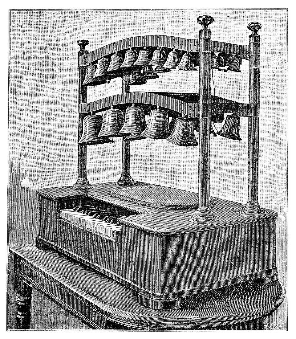Electric carillon,19th century