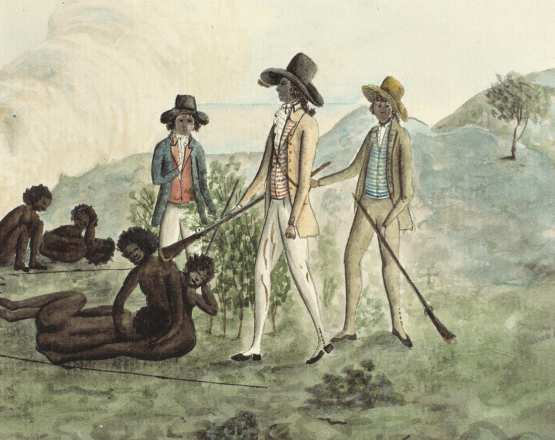 Inspecting Aborigines,artwork
