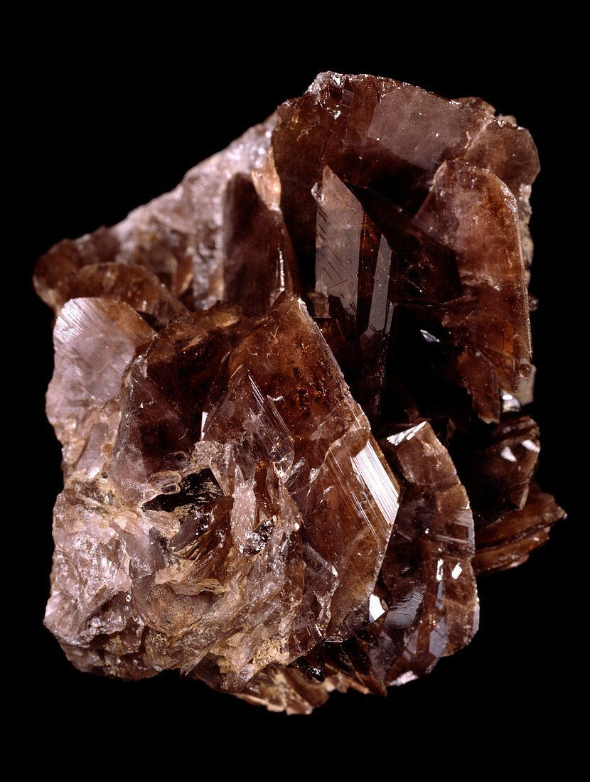 Axinite mineral specimen