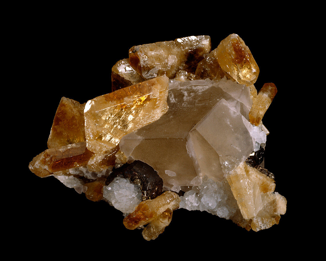 Baryte mineral specimen