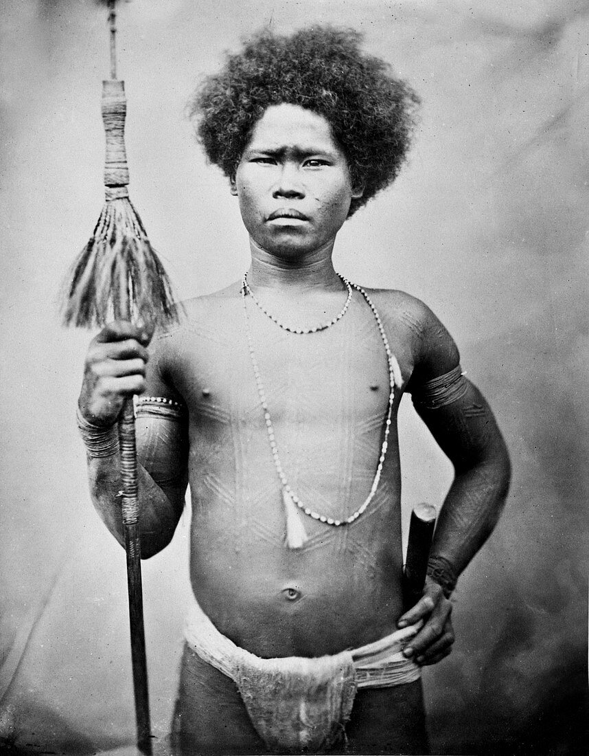 Admiralty Islands warrior,19th century