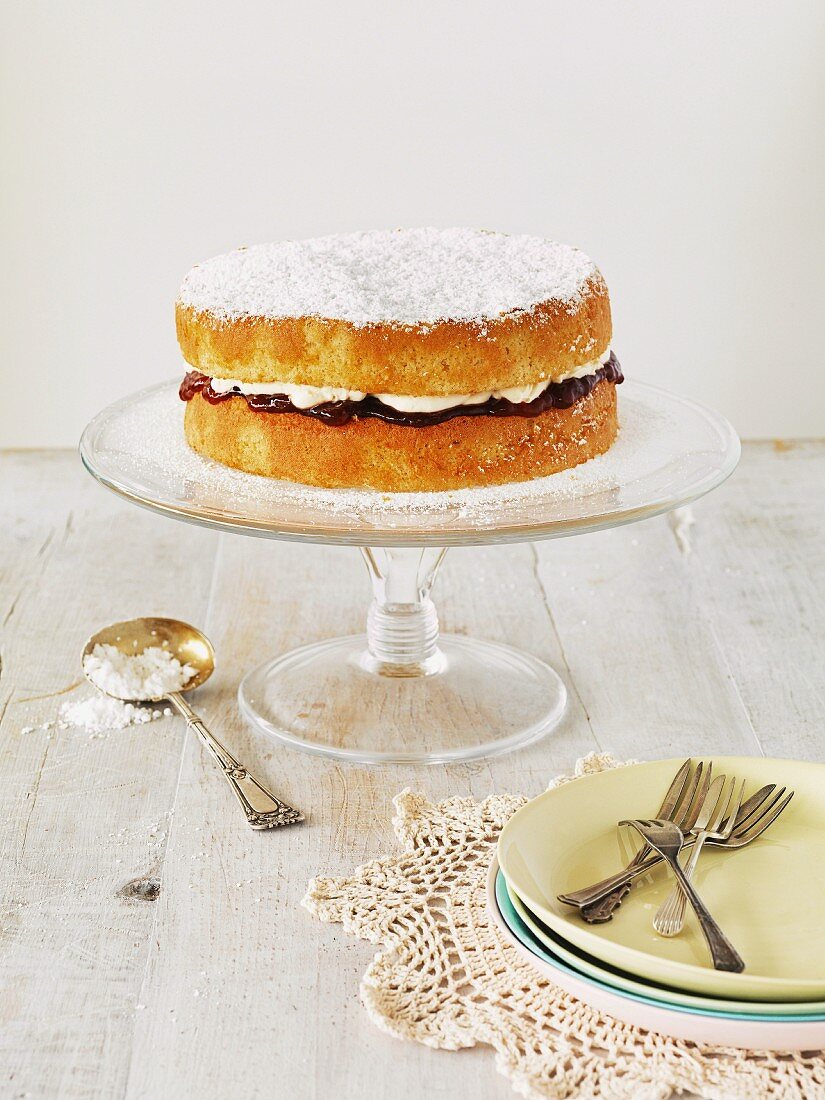 A Victoria Sandwich cake